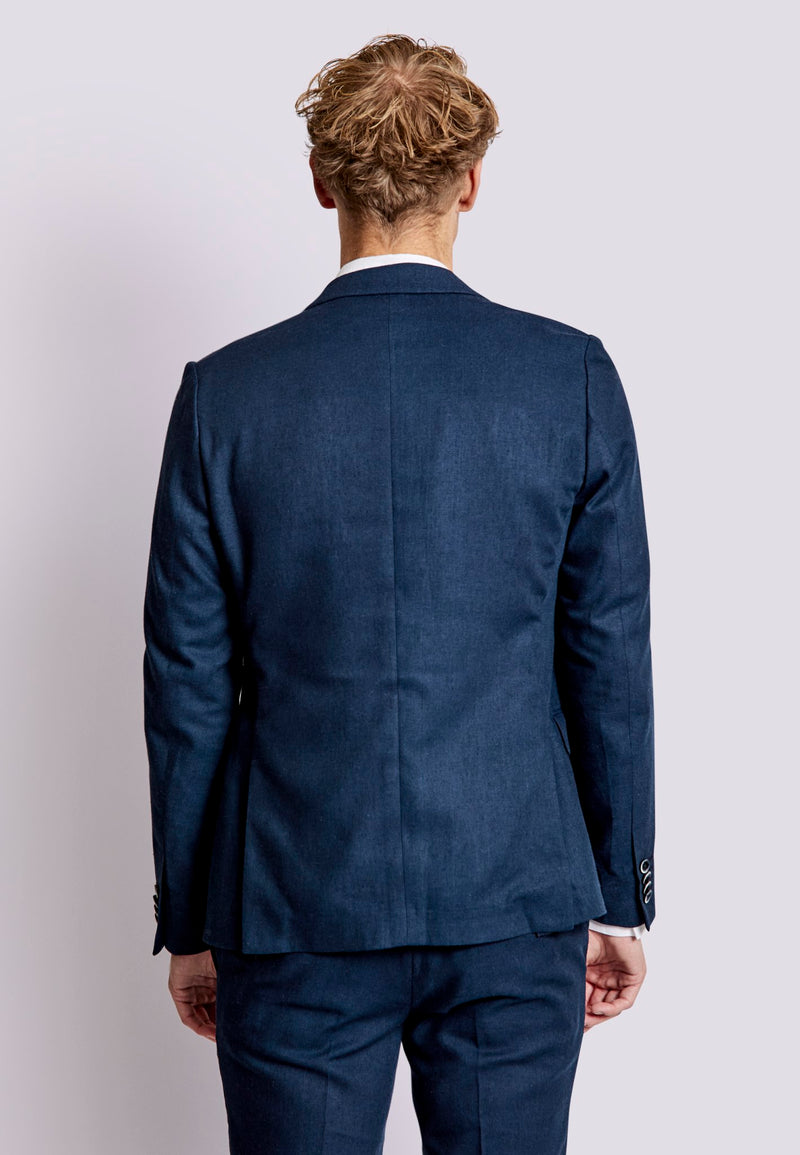 BS Prato Slim Fit Blazer - Navy