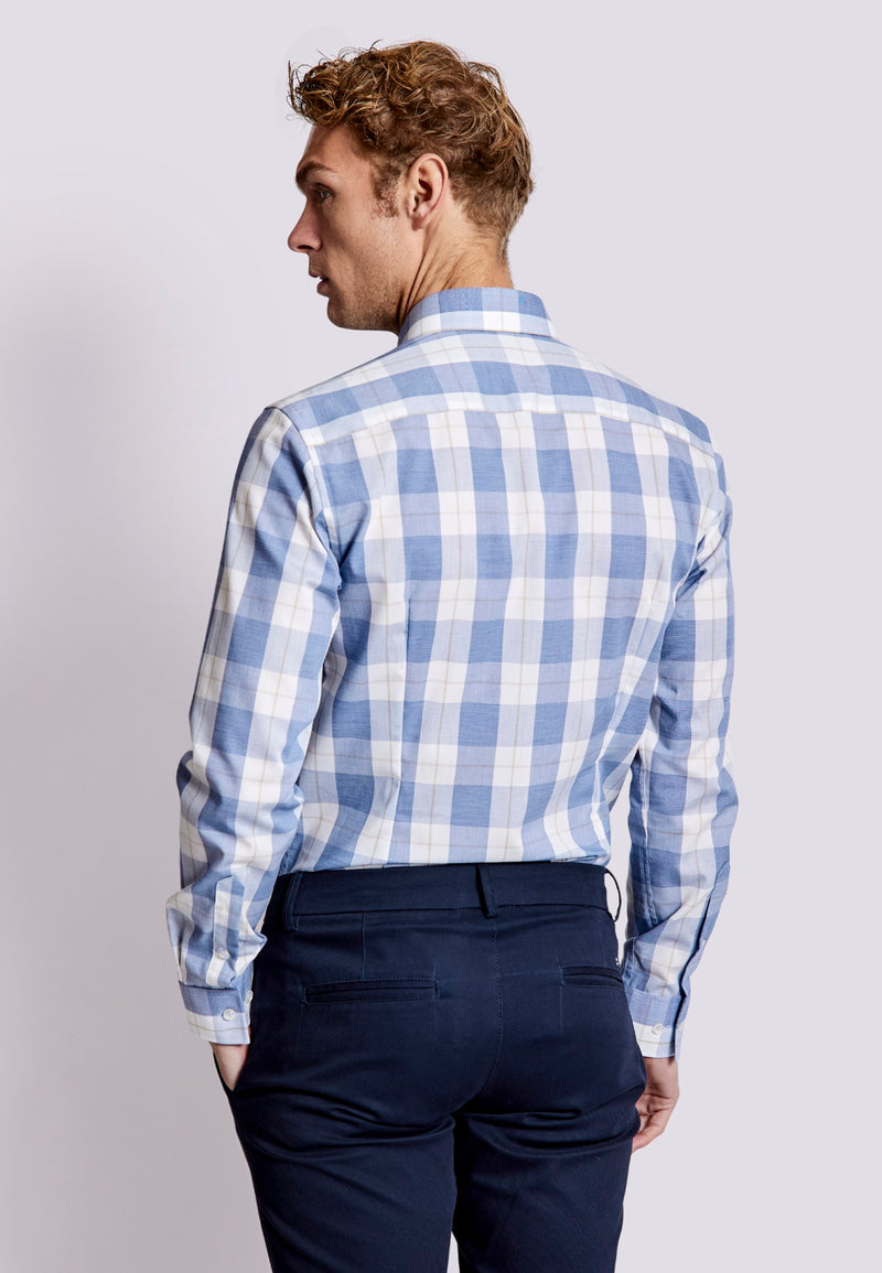 BS Elordi Slim Fit Skjorta - Blue