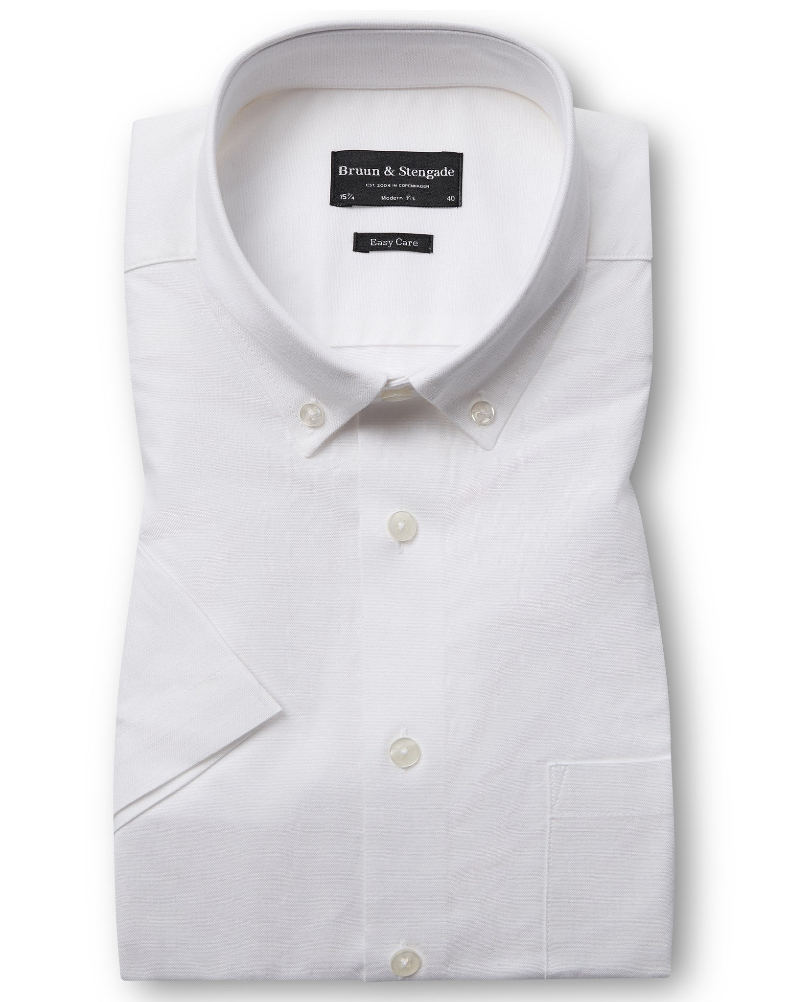 BS Tillman Modern Fit Kortärmad Skjorta - White