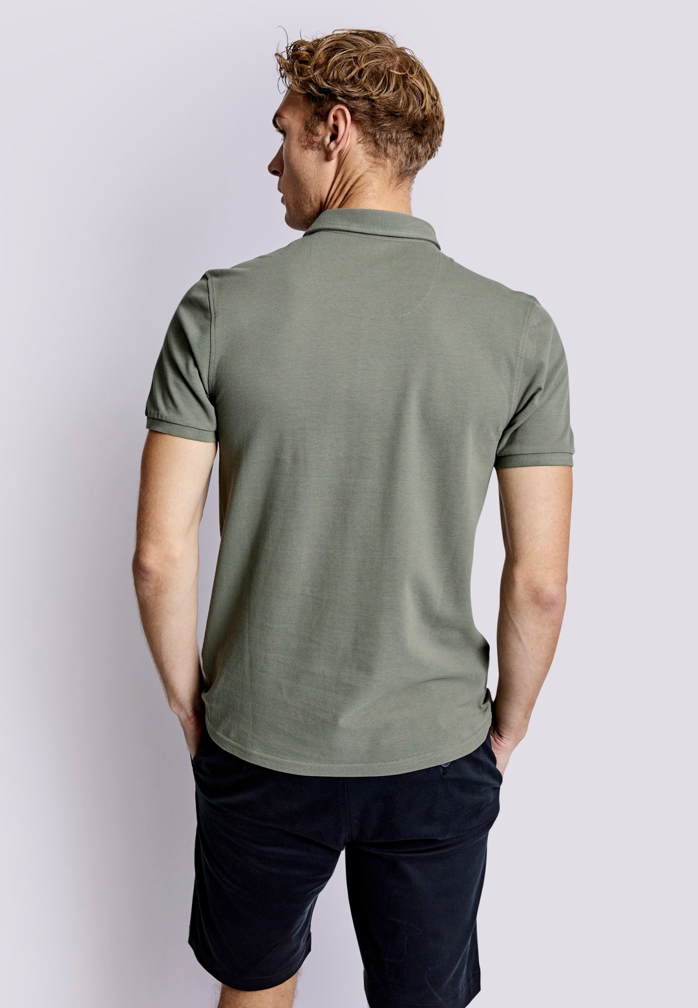 BS Monir Regular Fit Piké - Green