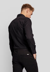 BS Miles Slim Fit Skjorta - Black