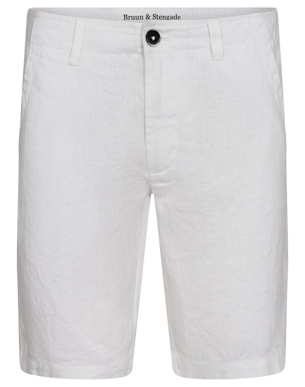 BS Andros Regular Fit Shorts - White