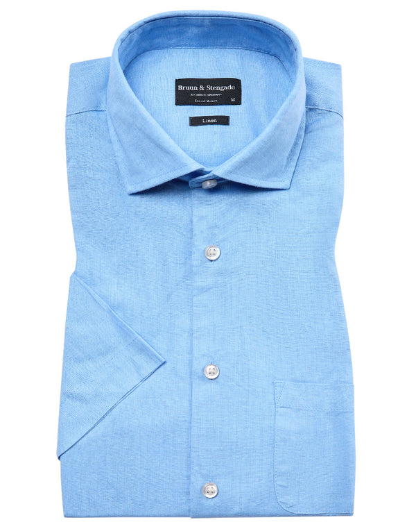 BS Gandia Casual Modern Fit Skjorta - Light Blue