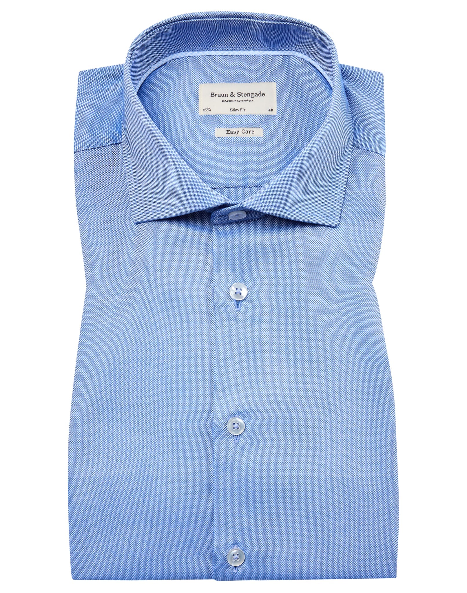 BS McKay Slim Fit Skjorta - Blue
