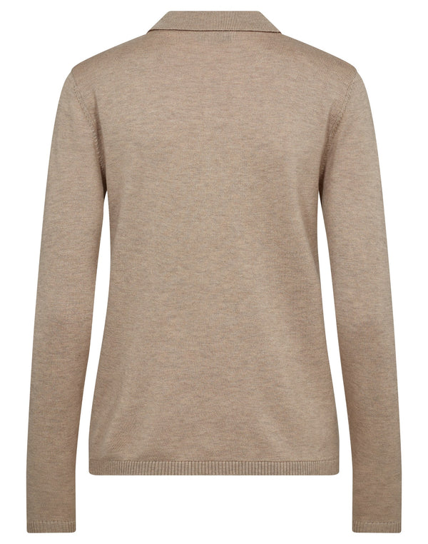 BS Celestina Regular Fit Stickat - Sand
