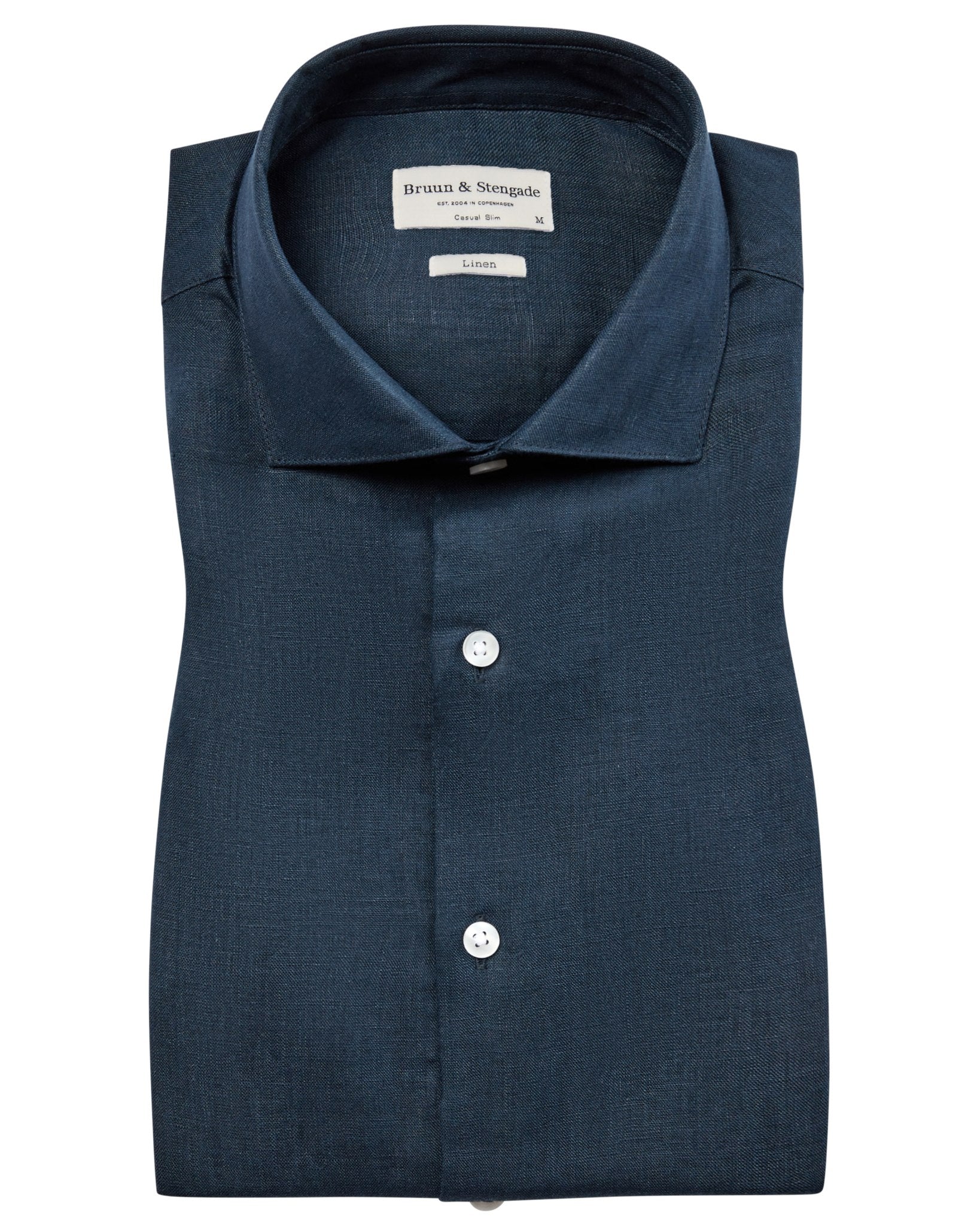 BS Sevilla Casual Slim Fit Skjorta - Marinblå