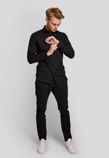 BS Miles Slim Fit Skjorta - Black