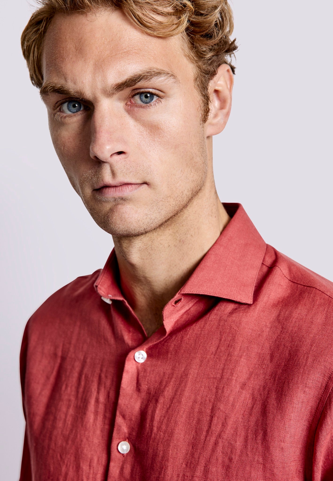 BS Sevilla Casual Slim Fit Skjorta - Rost
