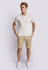 BS Massimo Regular Fit Shorts - Beige