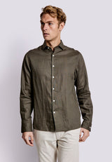 BS Bilbao Casual Modern Fit Skjorta - Army