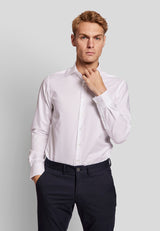 BS Miles Slim Fit Skjorta - White