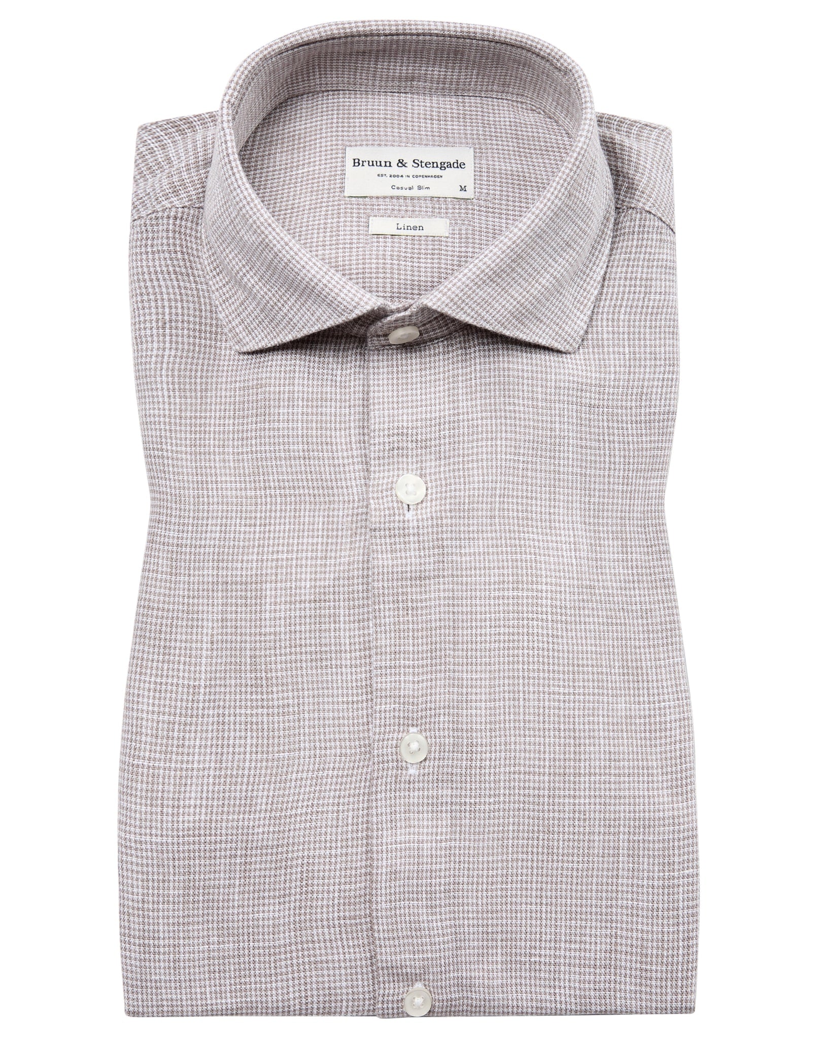 BS Madrid Casual Slim Fit Skjorta - Clay