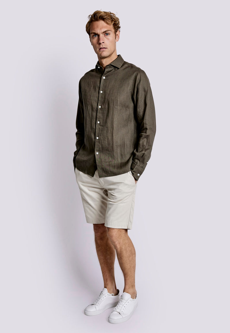 BS Bilbao Casual Modern Fit Skjorta - Army