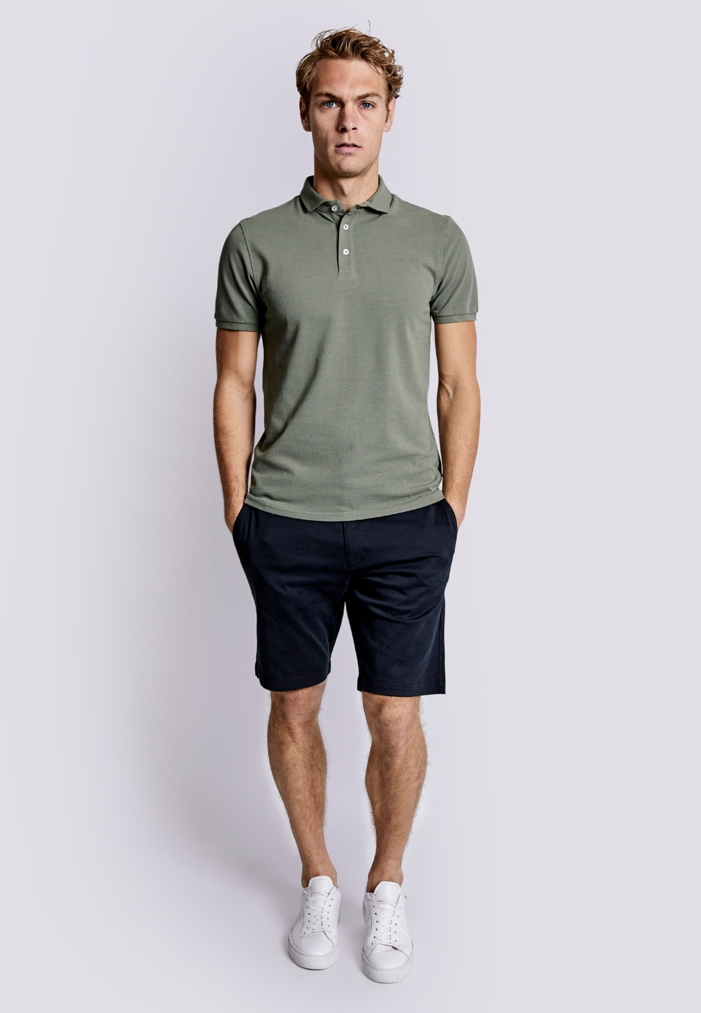 BS Monir Regular Fit Piké - Green