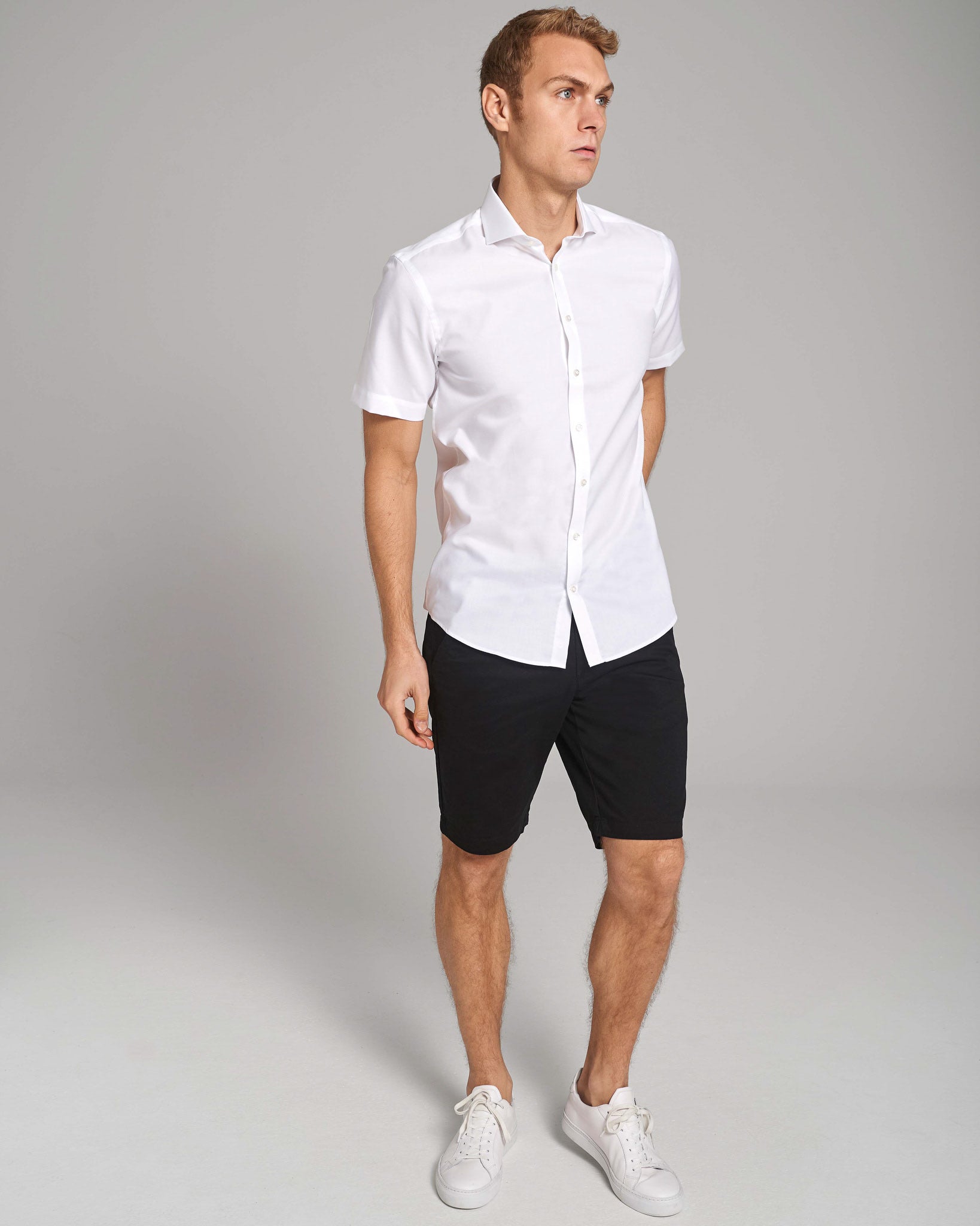 BS Willis Modern Fit Skjorta - White