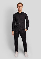 BS Pavarotti Super Slim Fit Skjorta - Black