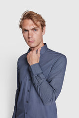 BS Morrow Slim Fit Skjorta - Dark Grey