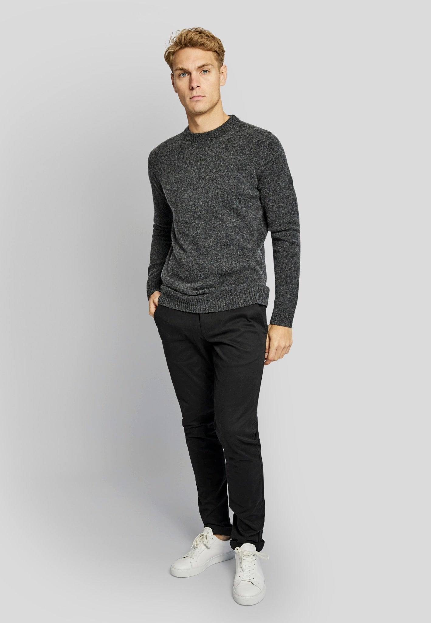 BS Hugo regular fit Tröja - Grå
