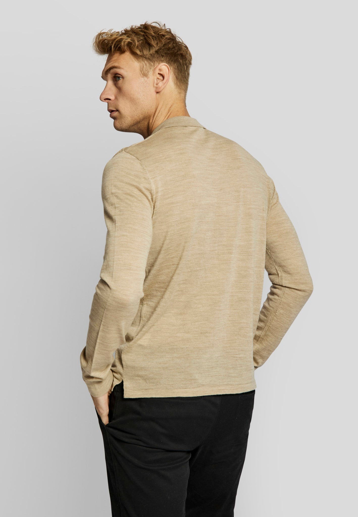 BS Loui regular fit Tröja - Sand