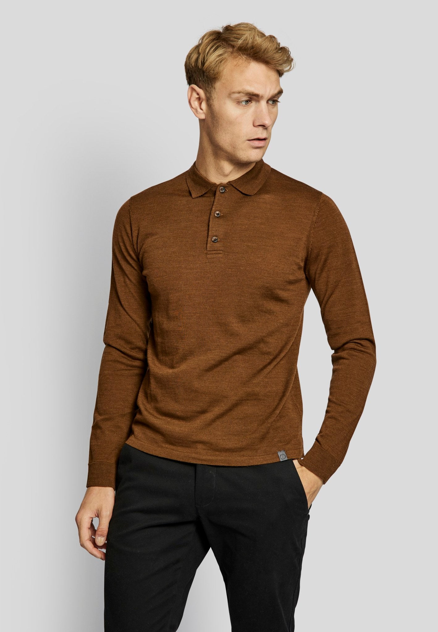 BS Loui regular fit Tröja - Tobacco