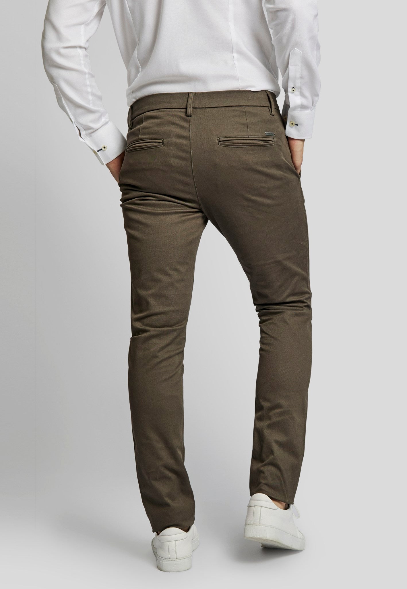 BS Oscar slim fit chinos - Green