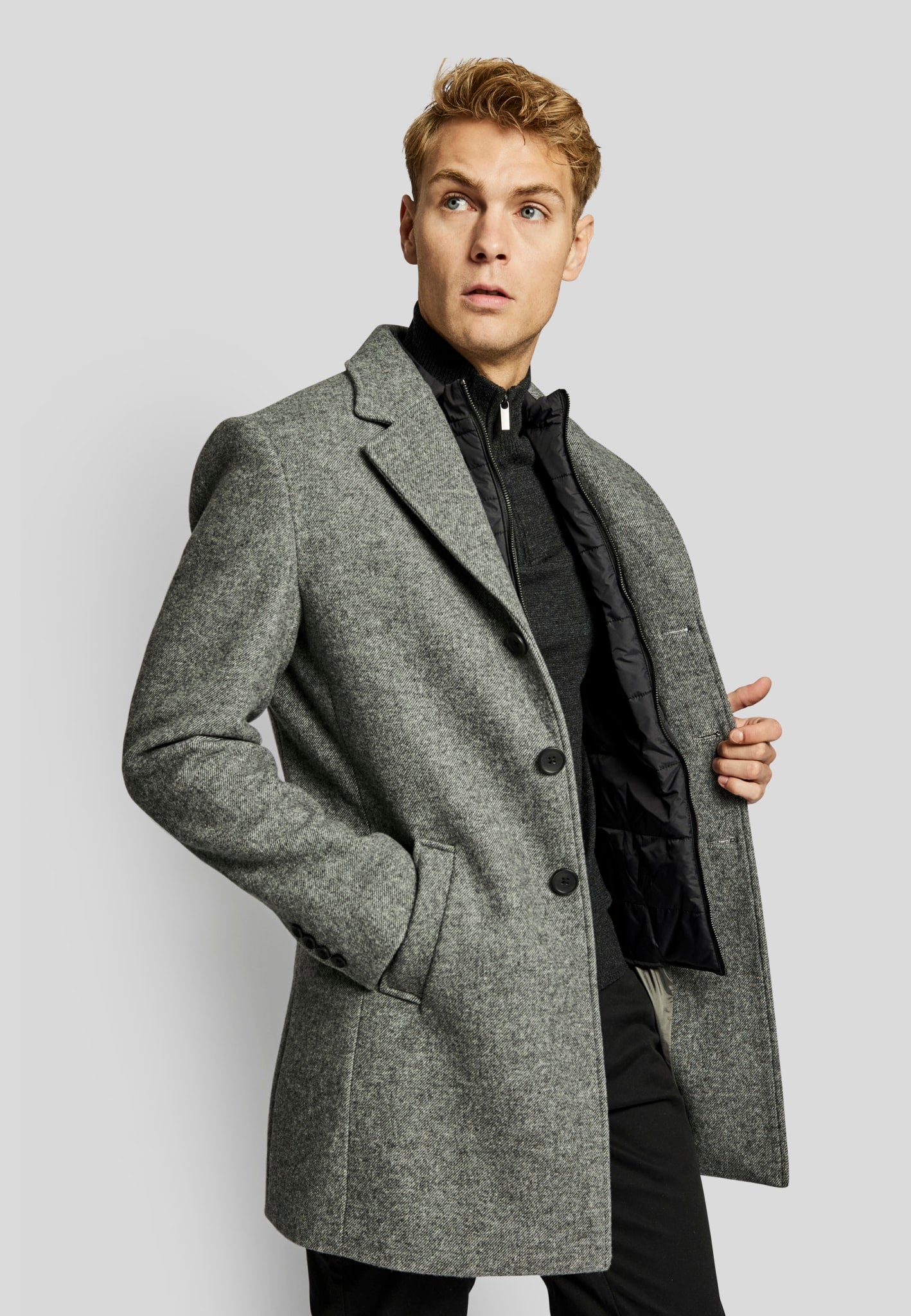 BS Kingston slim fit Rock - Grey