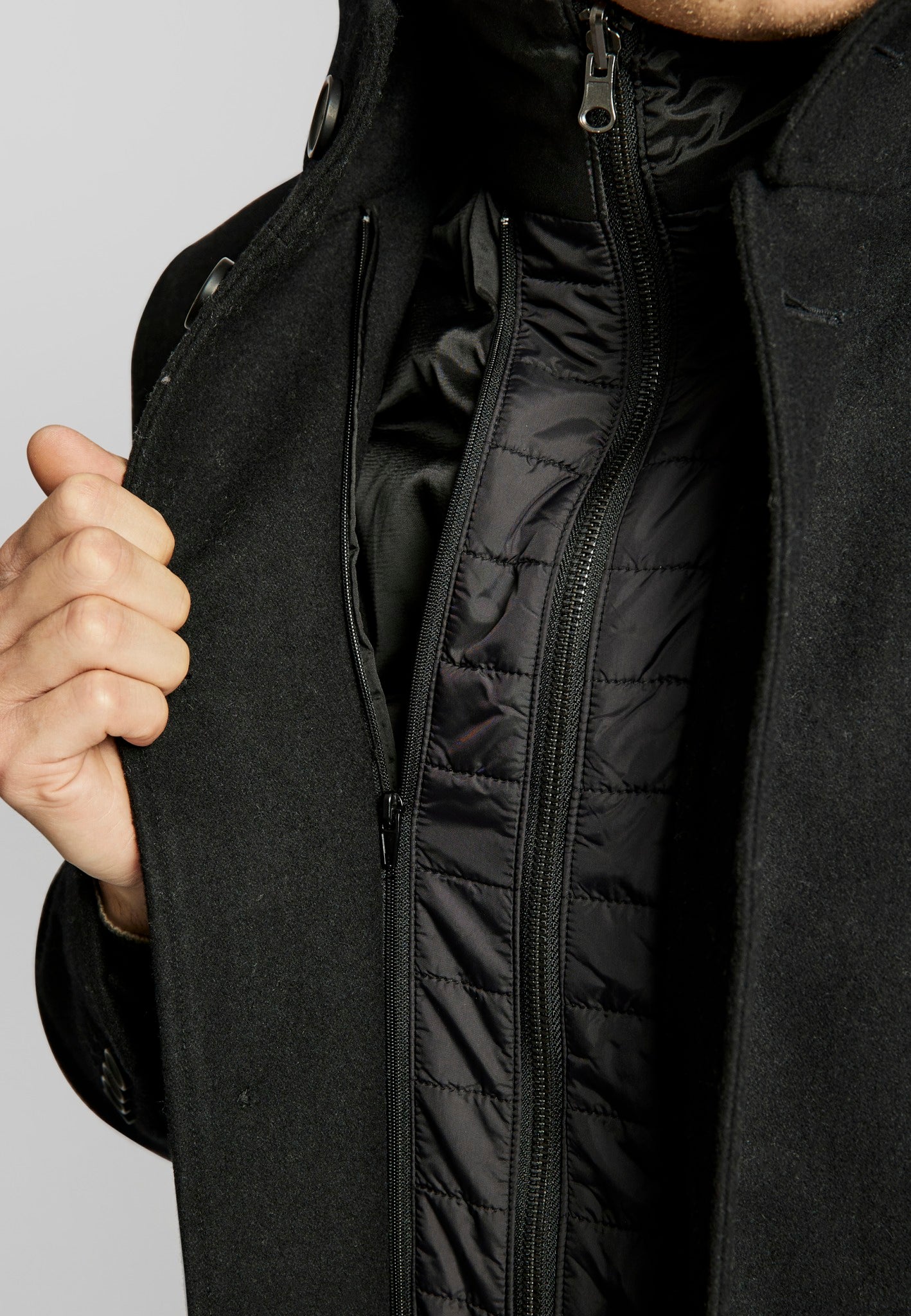 BS Ontario slim fit Kappa - Black