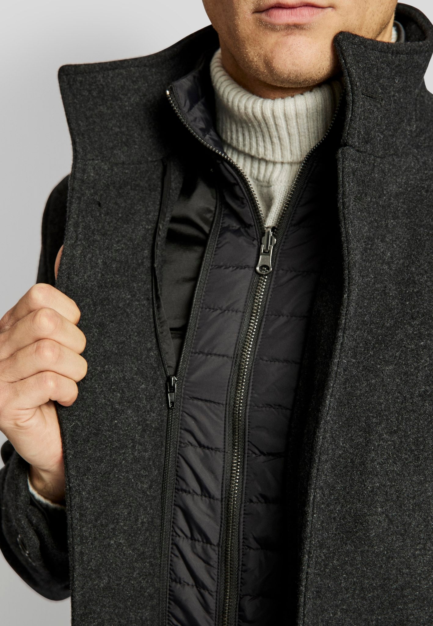 BS Ontario slim fit Rock - Charcoal