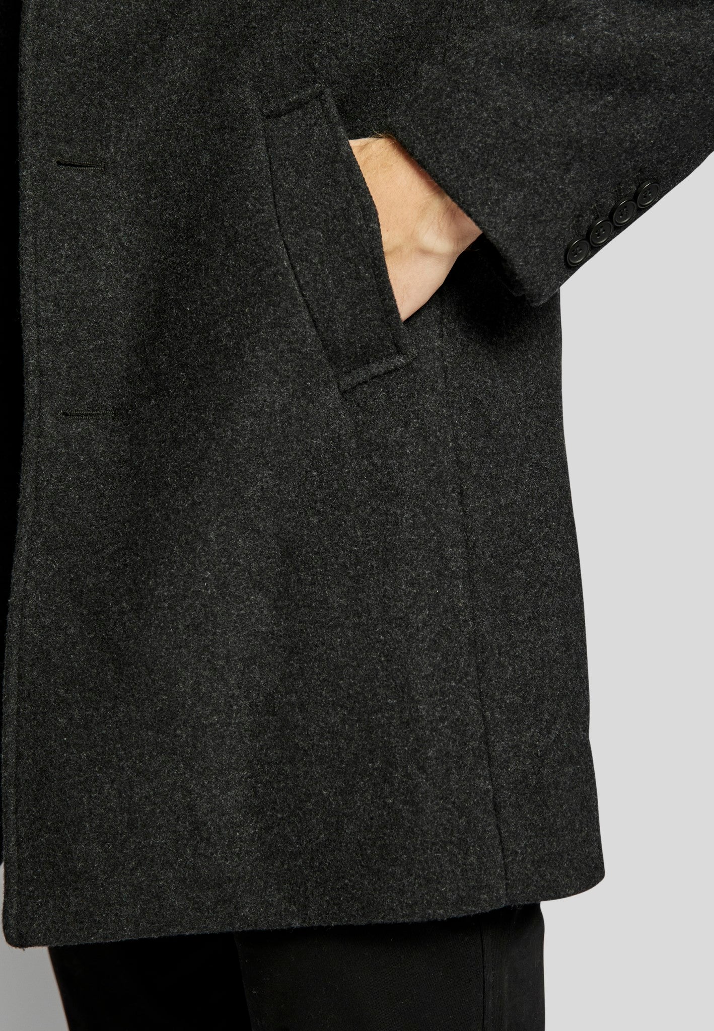 BS Ontario slim fit Rock - Charcoal