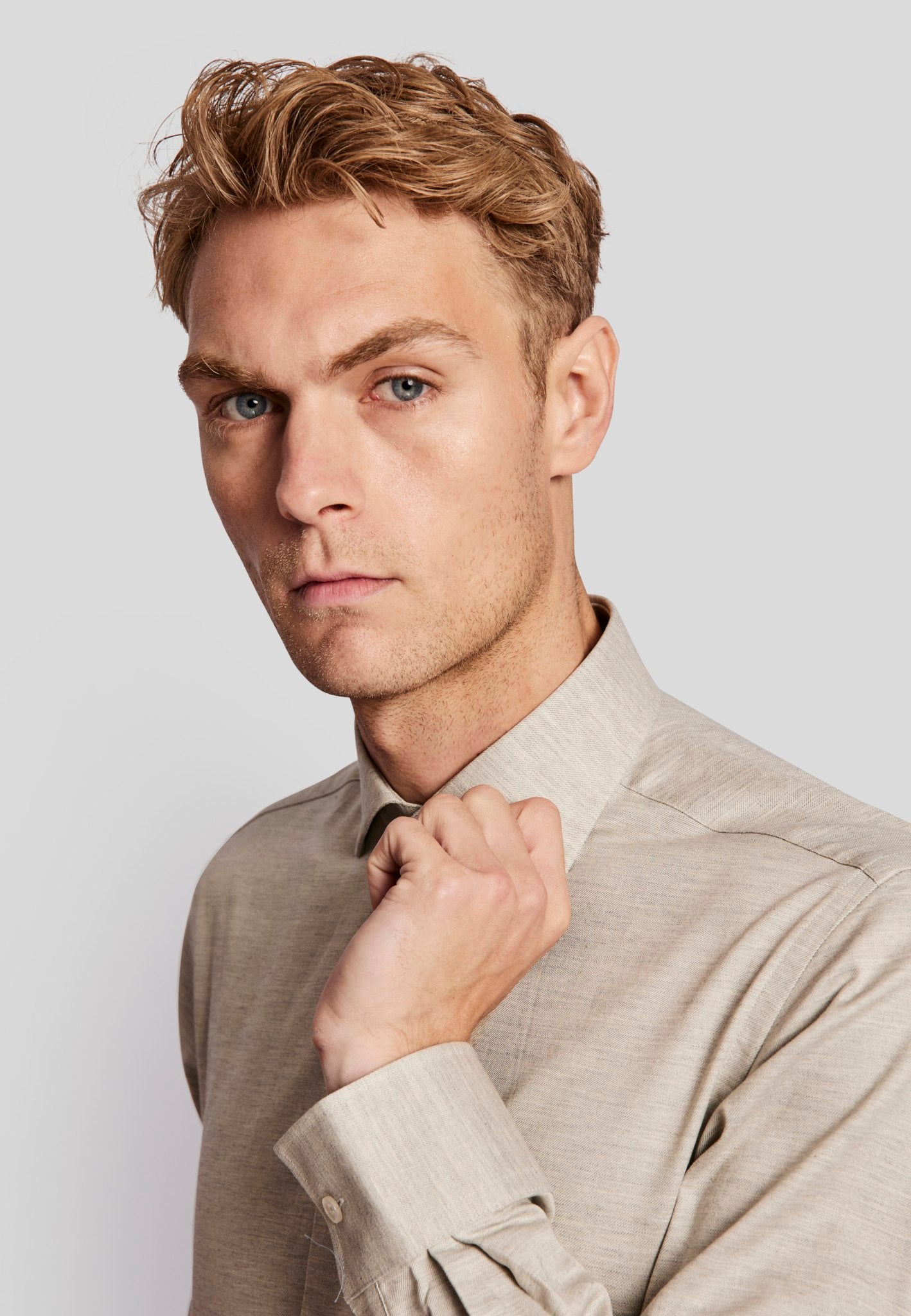 BS Nick slim fit Skjorta - Kit