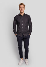 BS Roy slim fit Skjorta - Dark Grey