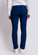 BS Arezzo Slim Fit Suit Byxor - Dark Blue