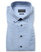 BS Cotton Casual Modern Fit Skjorta - Light Blue