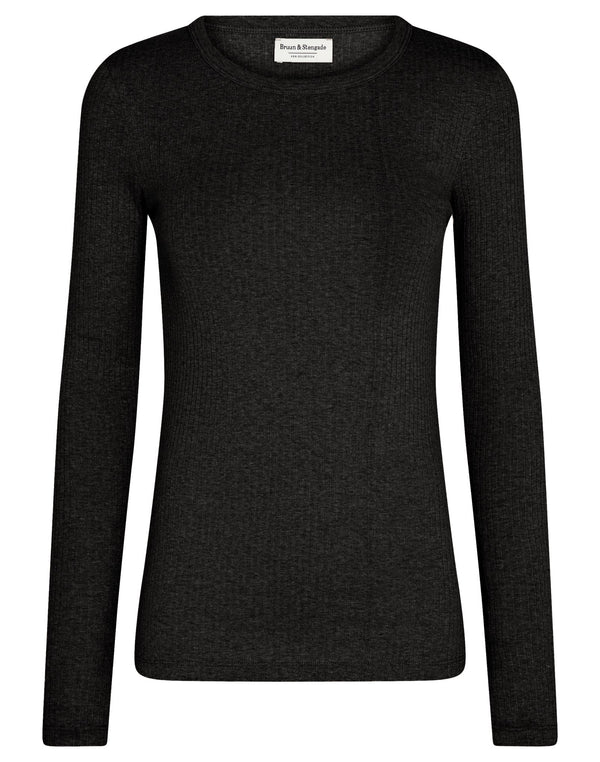BS Margrethe Långärmad T-Shirt - Black