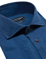 BS Lando Casual Modern Fit Skjorta - Indigo