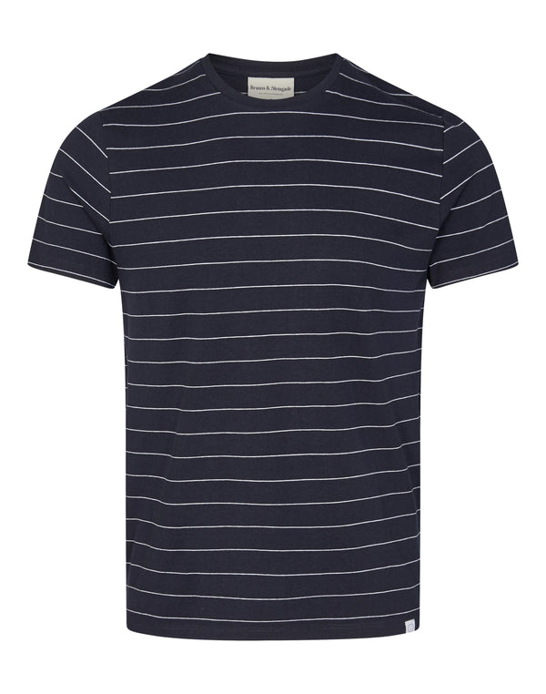 BS Tartufo Regular Fit T-Shirt - Navy/White