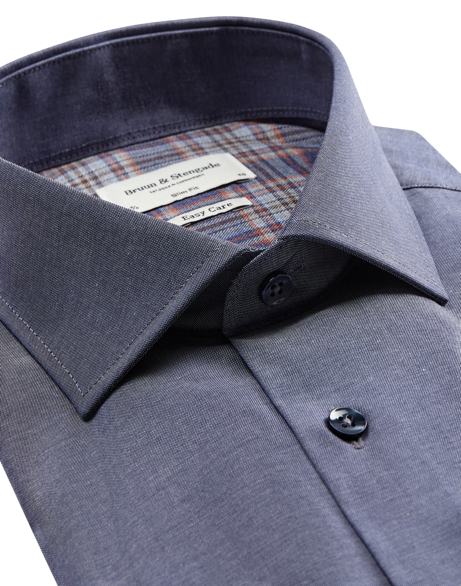 BS Dufresne slim fit Skjorta - Blue