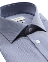 BS Ming slim fit Skjorta - Light Blue/White