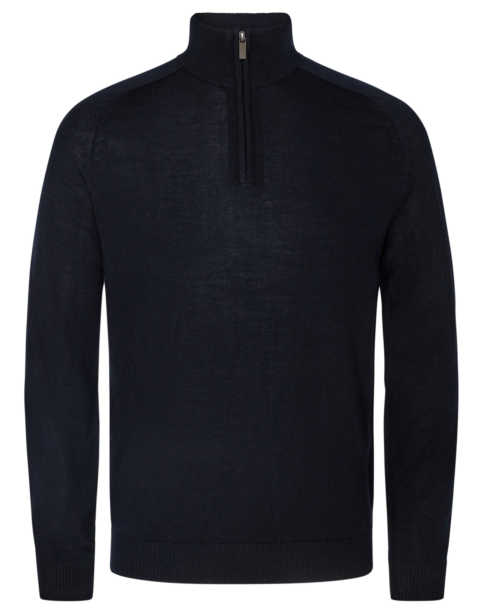 BS Pelle regular fit Stickad tröja - Marinblå
