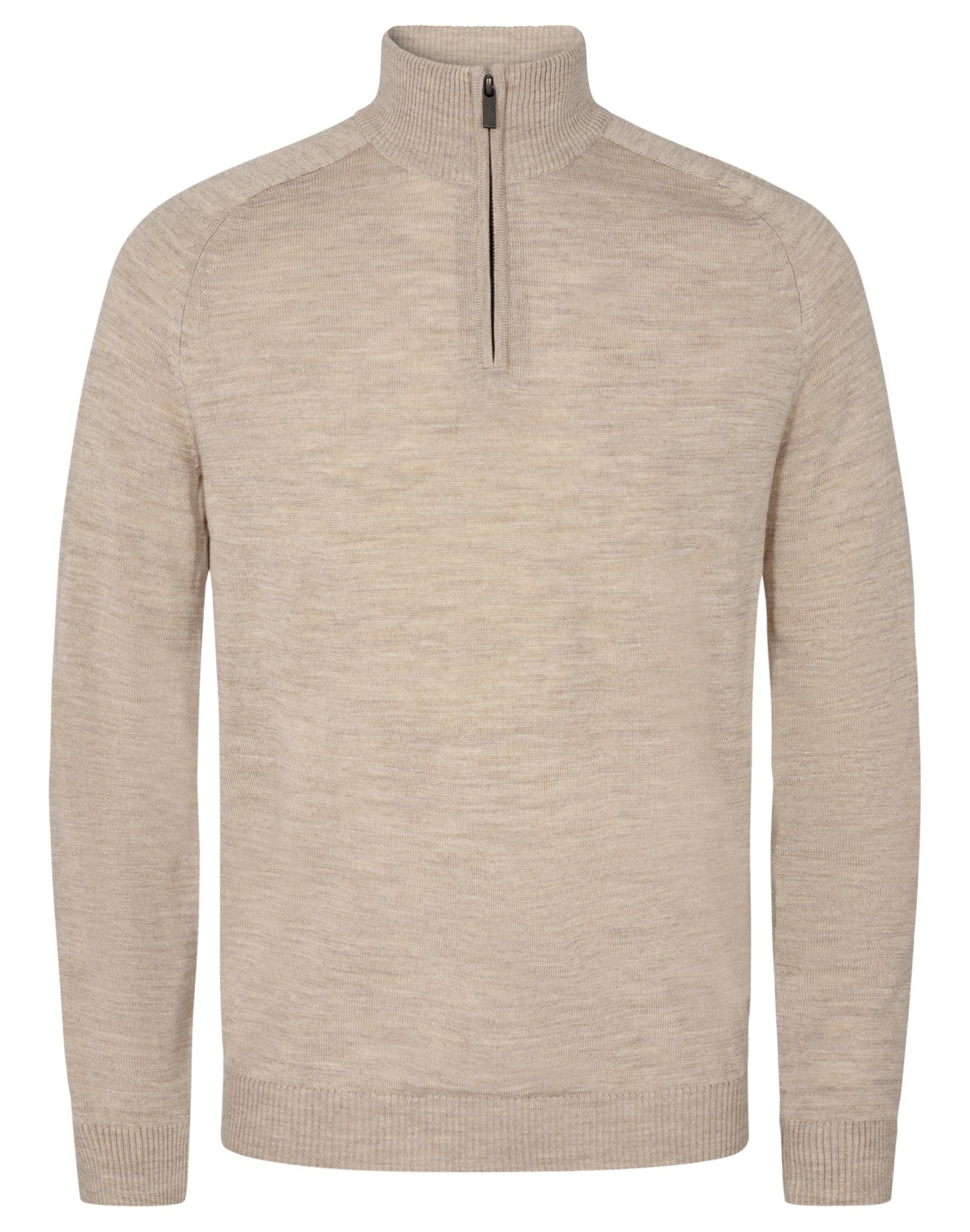 BS Pelle regular fit Stickad tröja - Sand