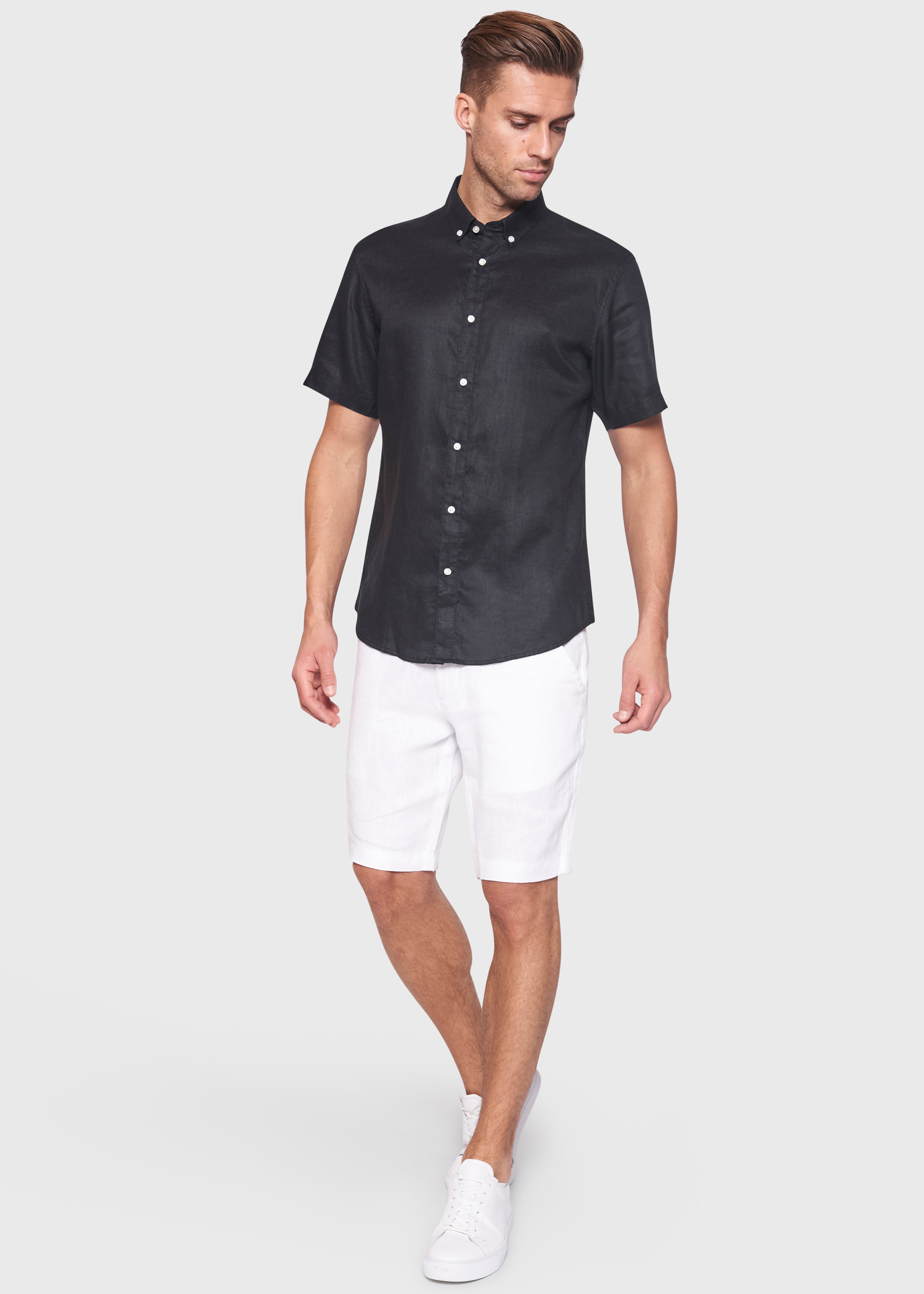 BS Chiba Slim Fit Skjorta Svart