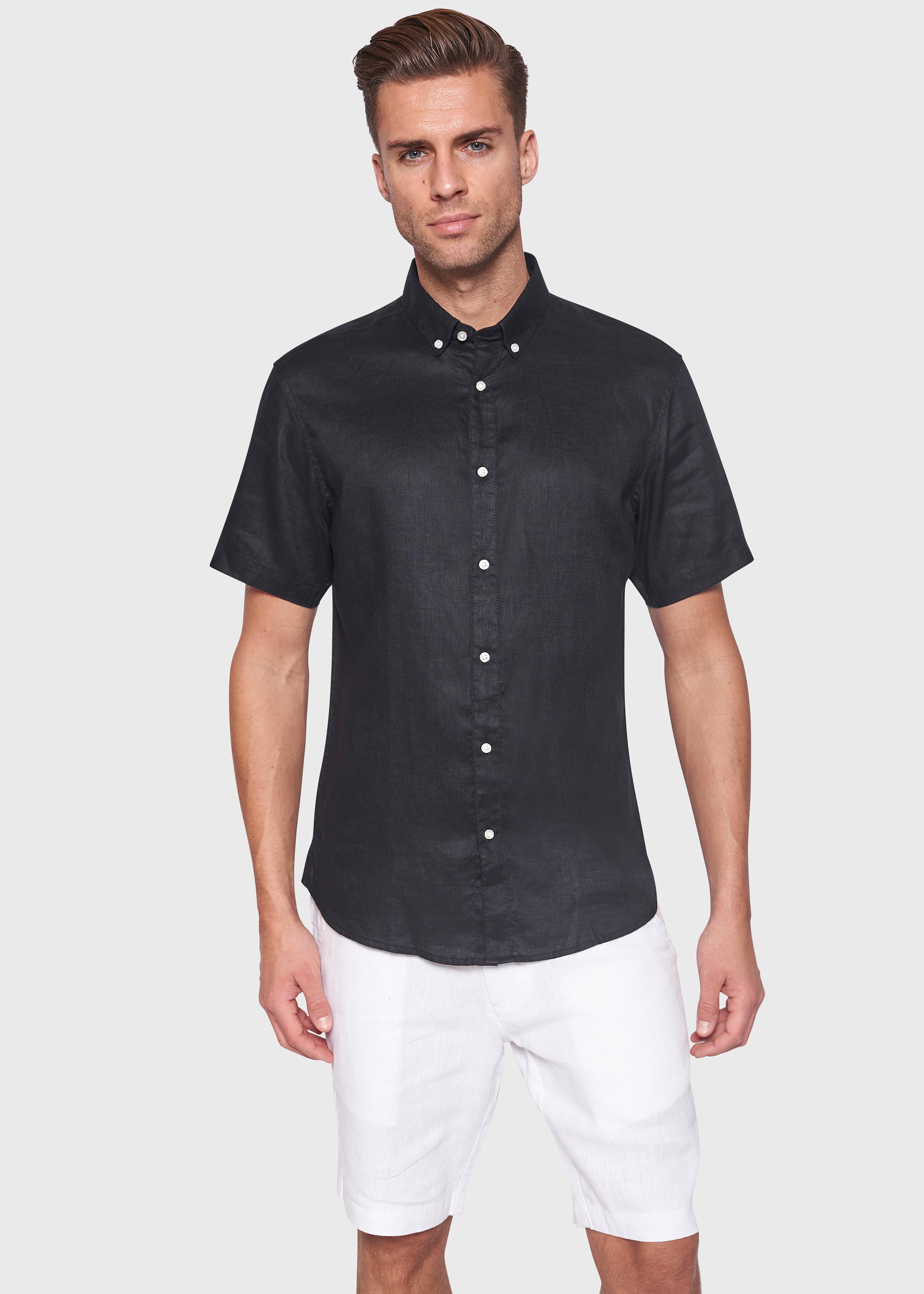 BS Chiba Slim Fit Skjorta Svart