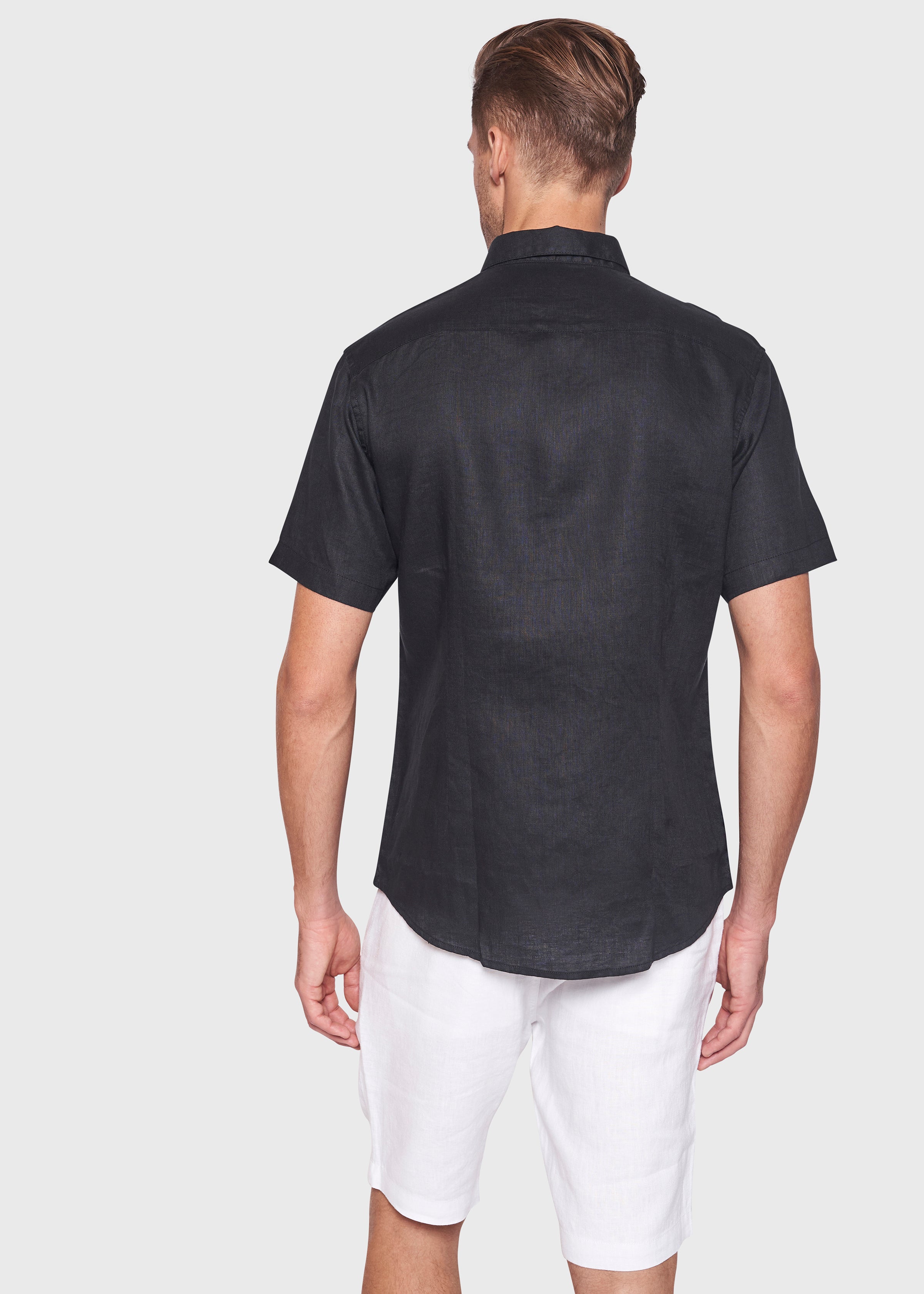 BS Chiba Slim Fit Skjorta Svart