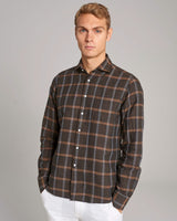 BS Charles Casual Modern Fit Skjorta - Brown