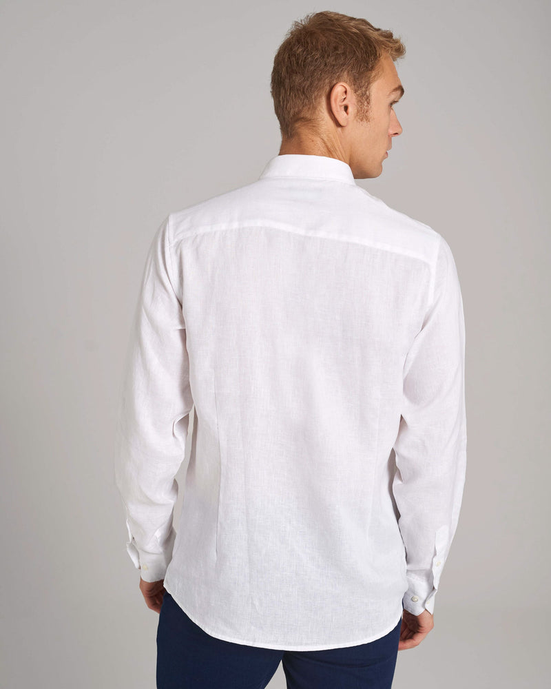 BS Carlos Casual Modern Fit Skjorte - White