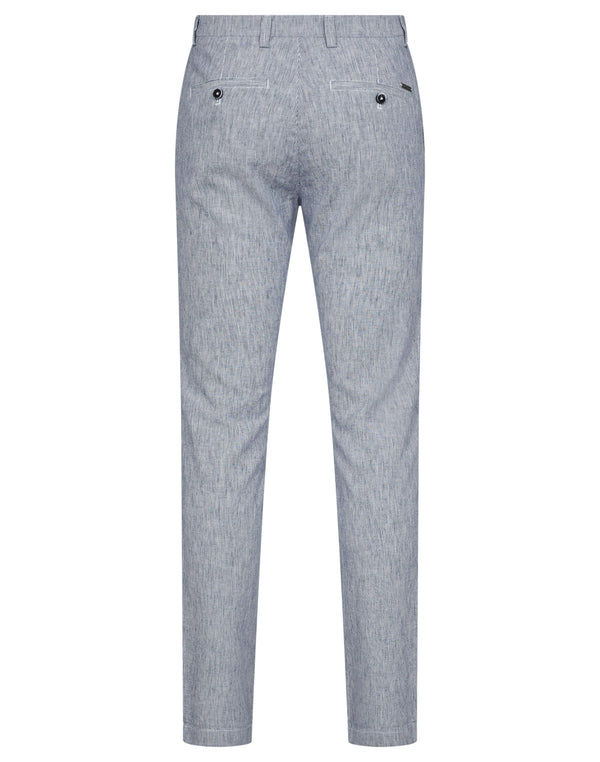 BS Sigvard Slim Fit Chinos - Navy/White