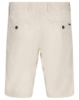 BS Isai Regular Fit Shorts - Beige/White