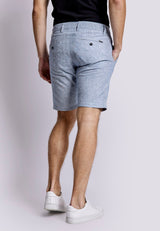 BS Isai Regular Fit Shorts - Navy/White